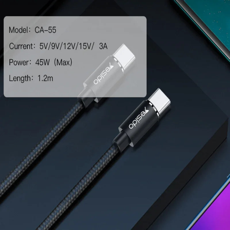 Yesido ca-55 usb data cable - Prozone