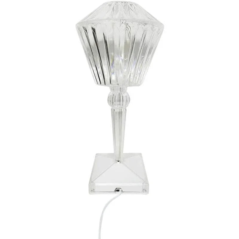 Diamond crystal acrylic desk lamp with usb cable - Prozone