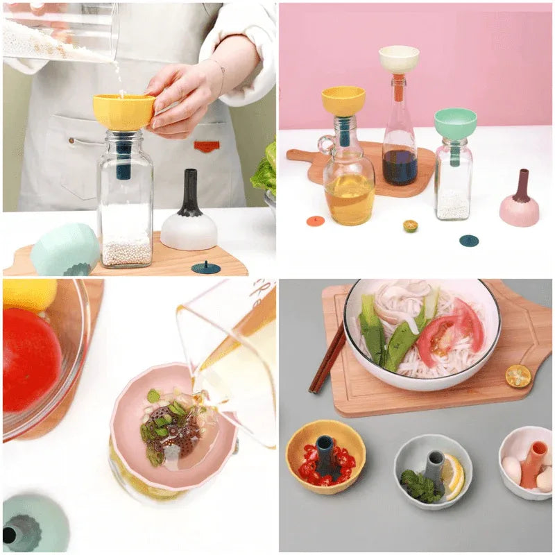 Silicone oil folding funnel - Prozone