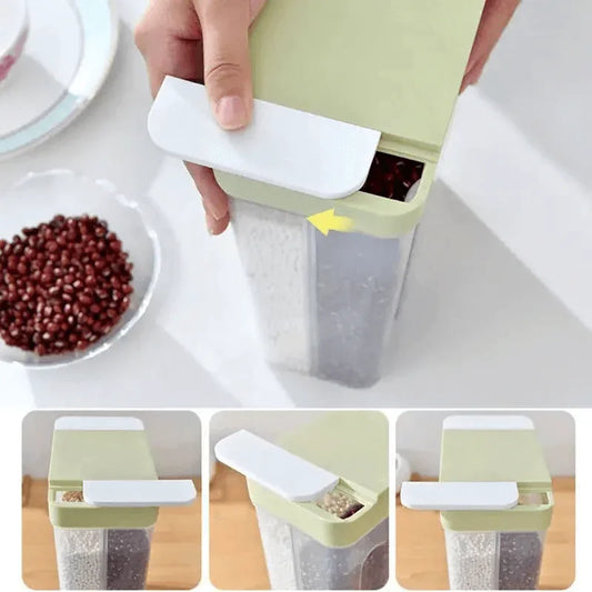 4 partition food storage jar - Prozone