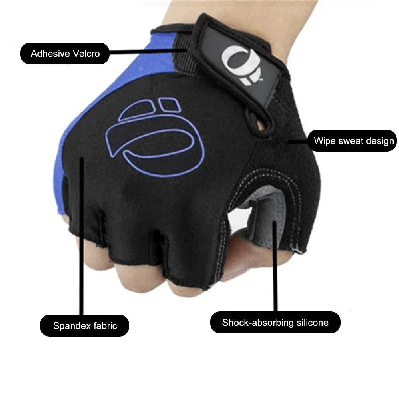 Non-slip half finger gloves for bicycle - Prozone