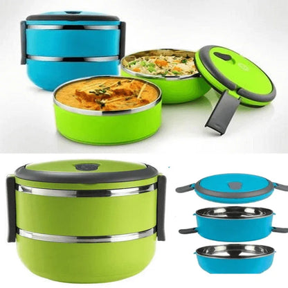 Stainless steel inner 2 layered lunch box - Prozone