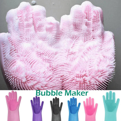 Magic silicone dishwashing scrubber - Prozone