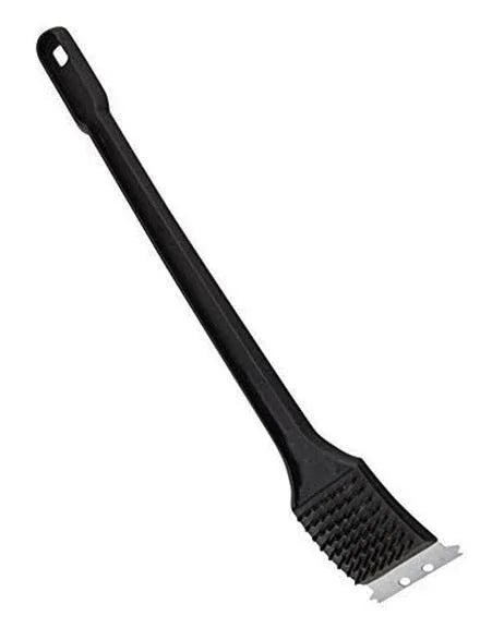18 inche bbq grill brush with metal bristles & steel scraper - Prozone