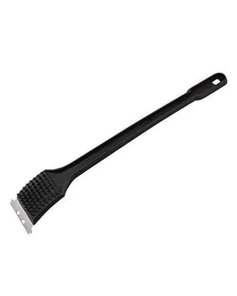18 inche bbq grill brush with metal bristles & steel scraper - Prozone