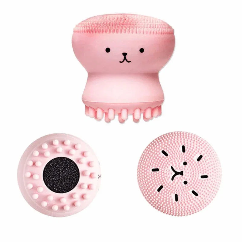 Silicone facial cleansing octopus massage brush - Prozone