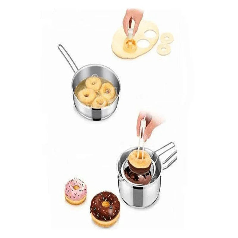 Donut cake mold with dipping plier - Prozone