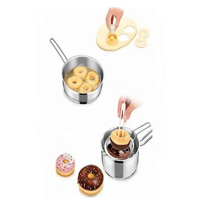 Donut cake mold with dipping plier - Prozone