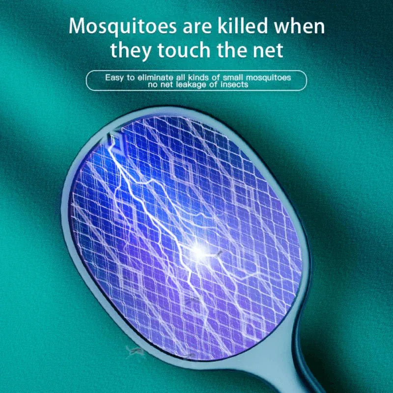 2 in 1 rechargeable usb mini mosquito swatter - Prozone