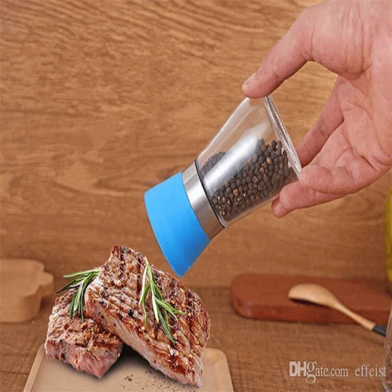 Manual glass bottle pepper spice salt grinder mill burnisher - Prozone