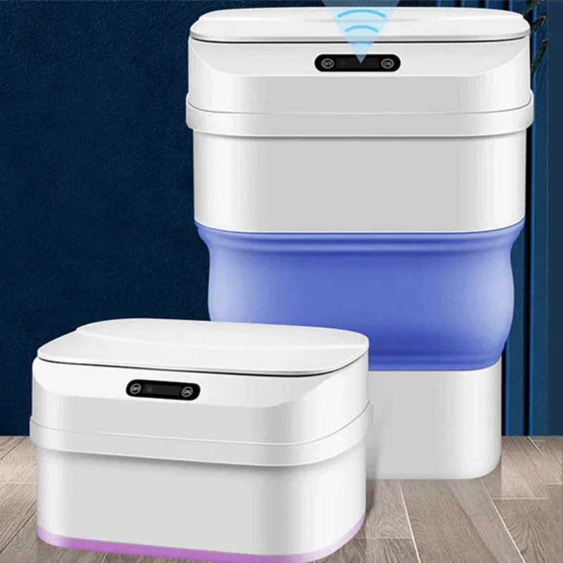 Smart sensor folding trash can dustbin - Prozone