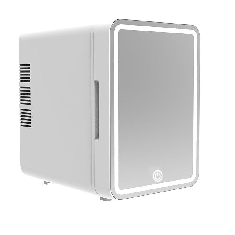 Portable Mirrored Beauty Fridge With LED Lighting