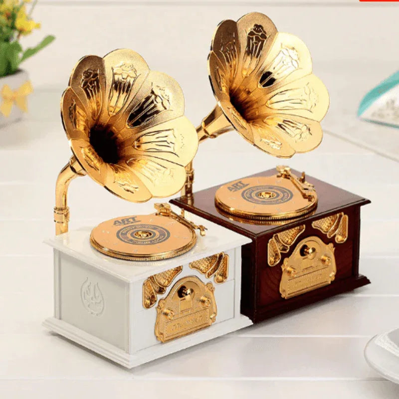 Gramophone style music storage box - Prozone