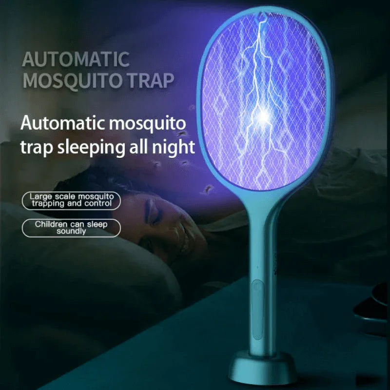 2 in 1 rechargeable usb mini mosquito swatter - Prozone