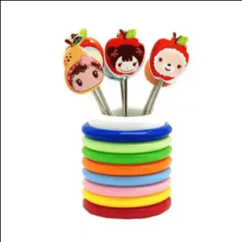 8pcs/set mini cartoon fruit fork - Prozone