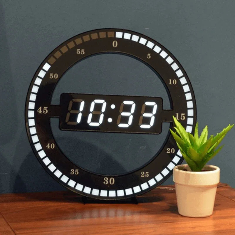 Digital led desktop / wall clock - Prozone