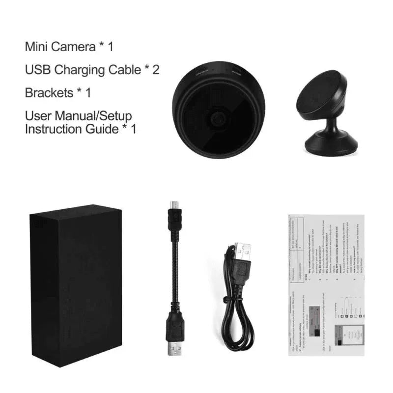 Mini camera wifi smart wireless camcorder for home security - Prozone