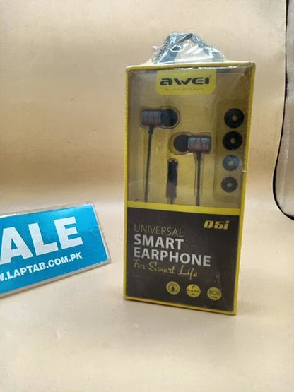 Awei steel series metal stereo earphone (q5i) - Prozone