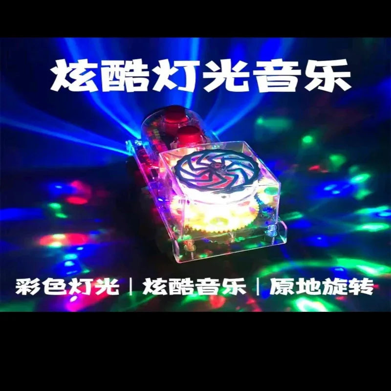BATTERY OPERATED GEAR TRAIN WITH LIGHT SOUND - Prozone