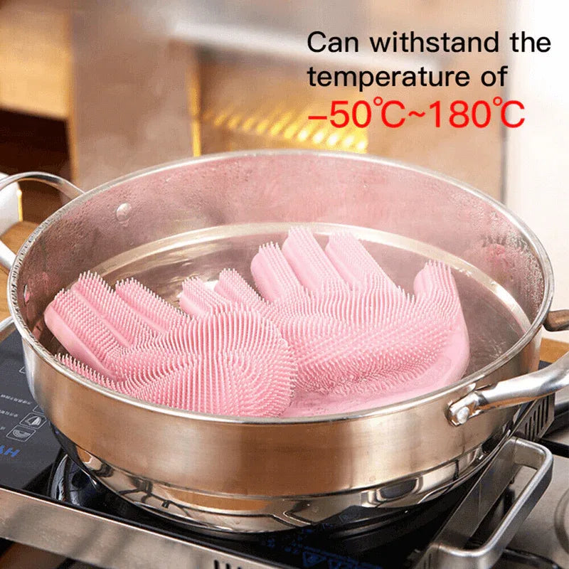 Magic silicone dishwashing scrubber - Prozone