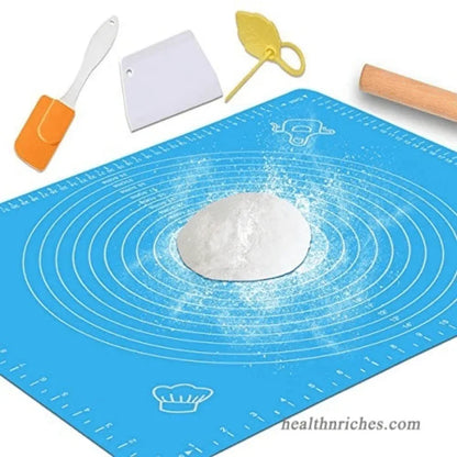 Silicone baking mat with measurements cooking - Prozone