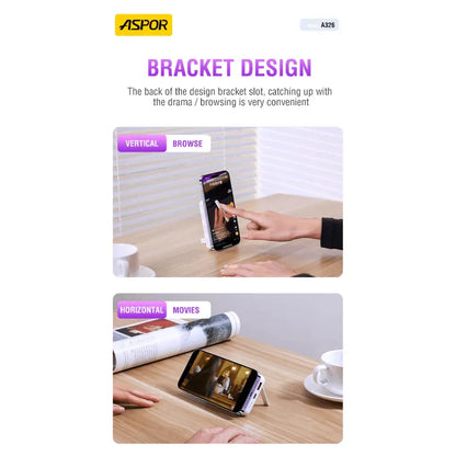 Aspor 10000mah a326 digital display magnetic wireless power bank - Prozone