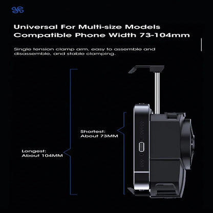 Portable dla3 mobile phone radiator cooling fan digital display - Prozone