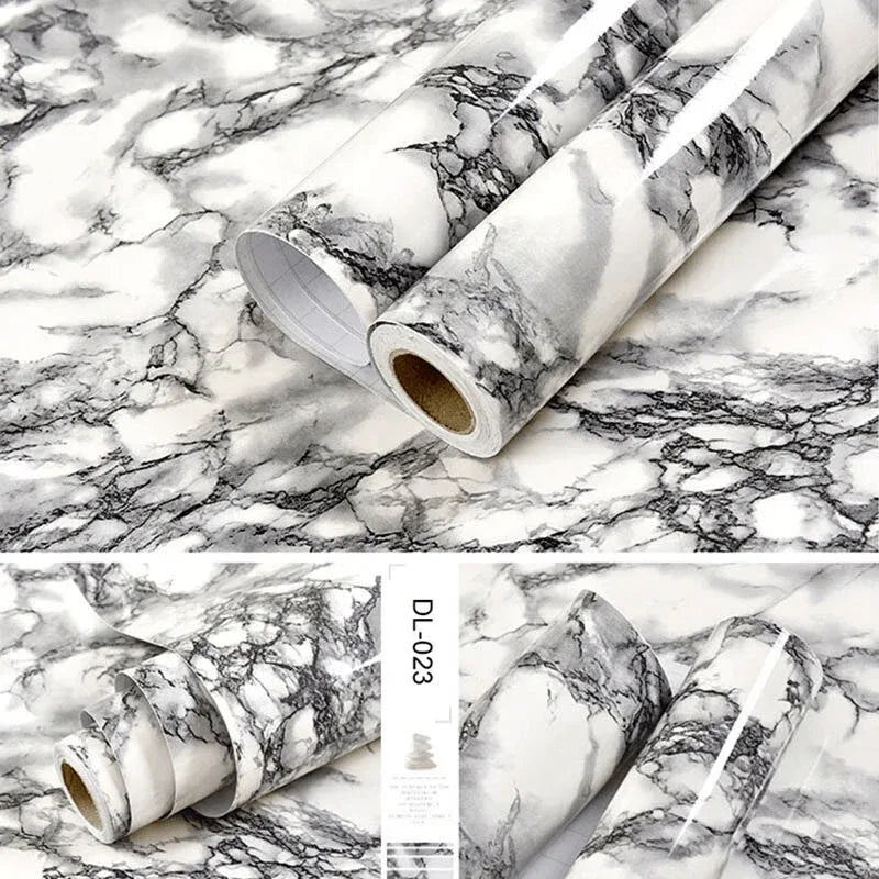 Marble mural pvc waterproof vinyl self-adhesive stickers - Prozone