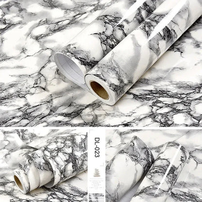 Marble mural pvc waterproof vinyl self-adhesive stickers - Prozone