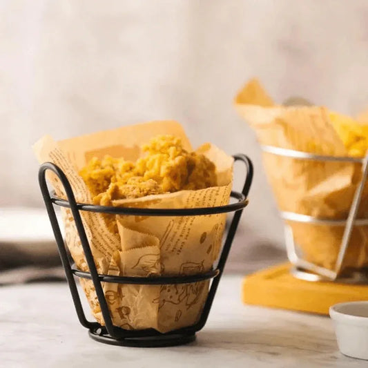 Mini round iron fries bucket - Prozone