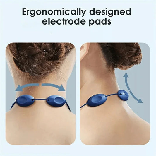 Smart neck massager ems pulse heating pendant - Prozone