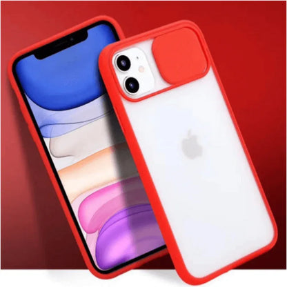 New thin slide camera lens protection phone case for iphone - Prozone