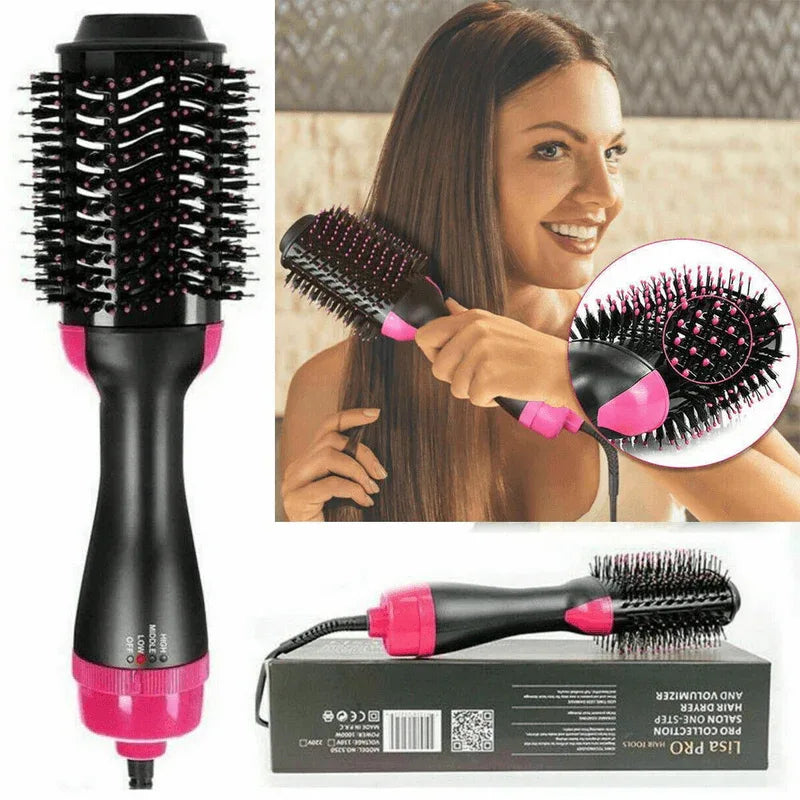 Hair dryer and volumizer one step curling brush - Prozone
