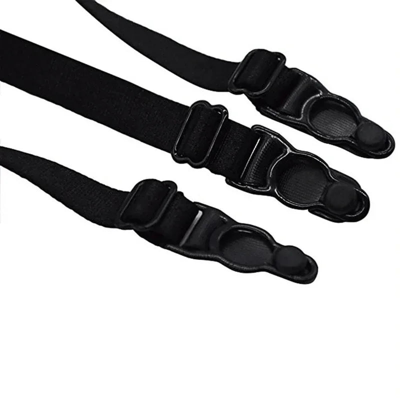 Men shirt stays belt with non-slip locking clips - Prozone