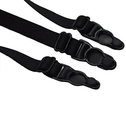 Men shirt stays belt with non-slip locking clips - Prozone