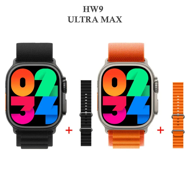 Hw9 ultra max 2.2 inch amoled screen display series 8 smart watch - Prozone