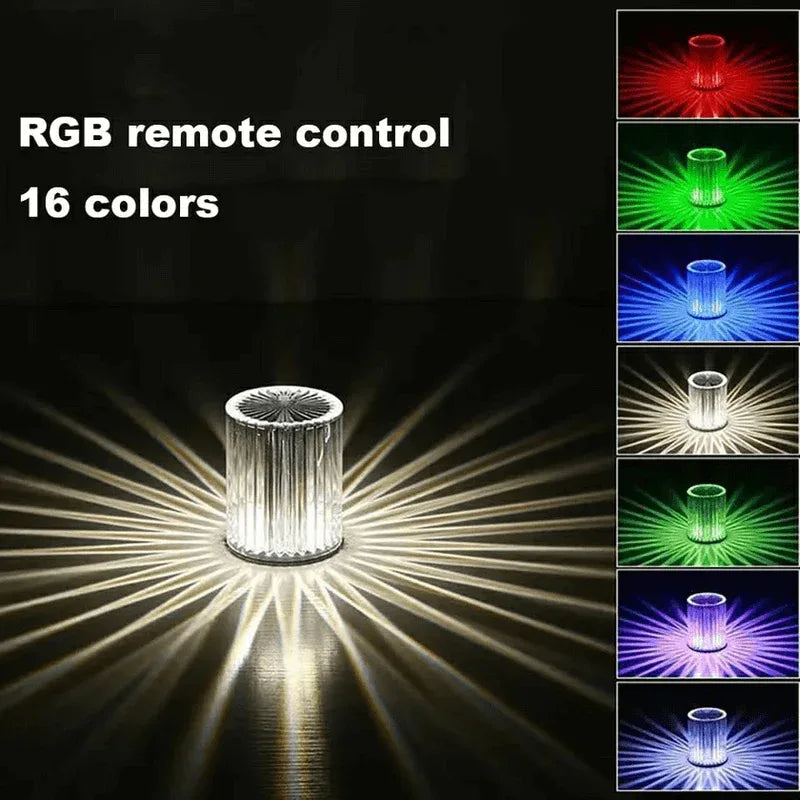 Rose crystal table lamp - Prozone
