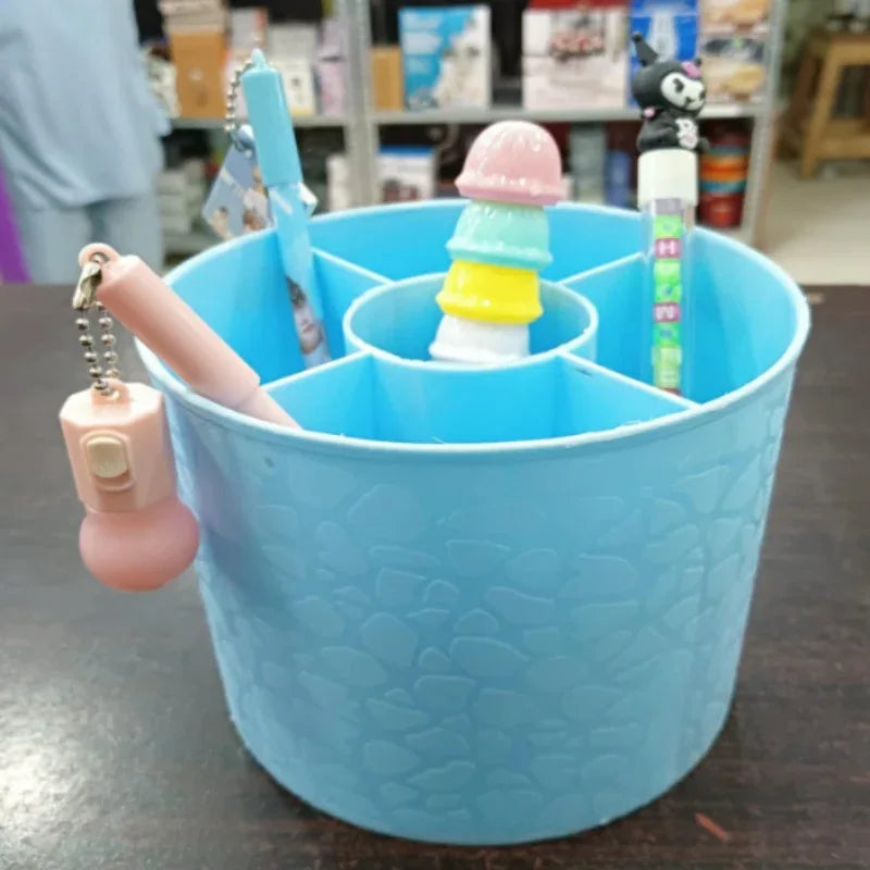 Spinning pen holder makeup brush organizer - Prozone