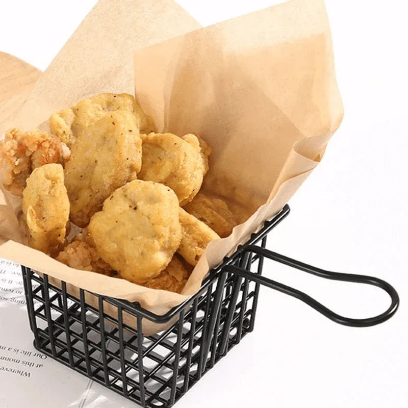 Mini square iron fries bucket - Prozone