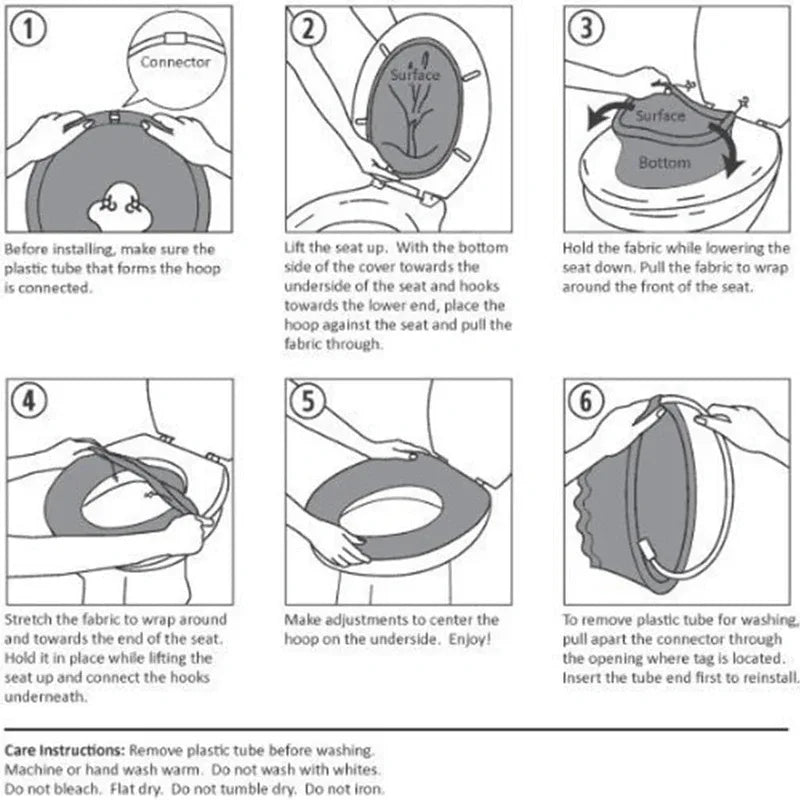 Cloth toilet seat cover pads - Prozone