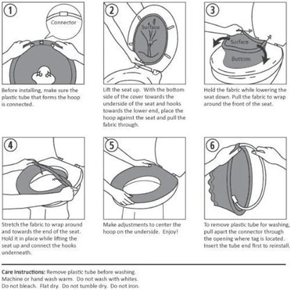 Cloth toilet seat cover pads - Prozone