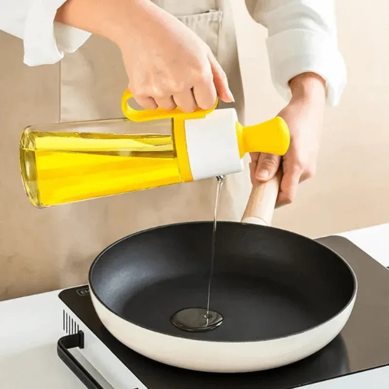 Seasoning oil bottle with silicon brush 630ml - Prozone