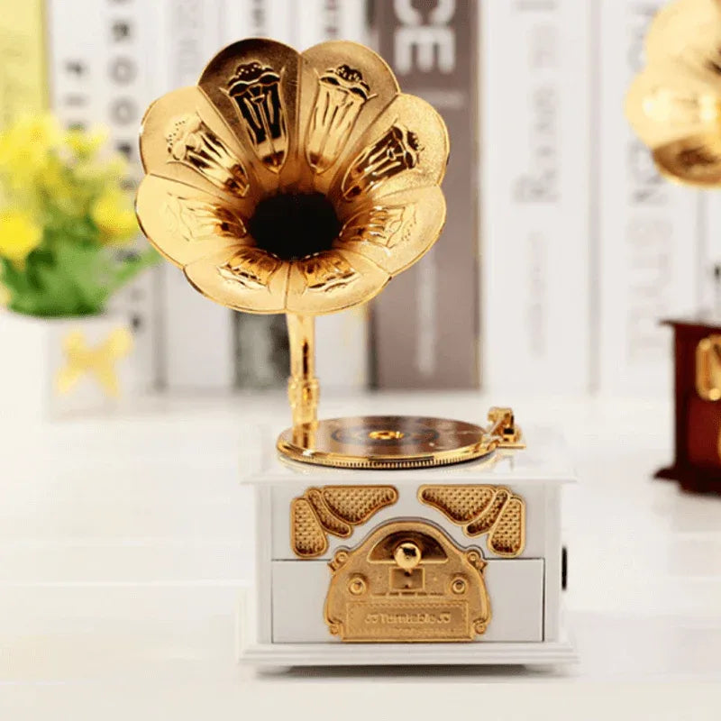 Gramophone style music storage box - Prozone