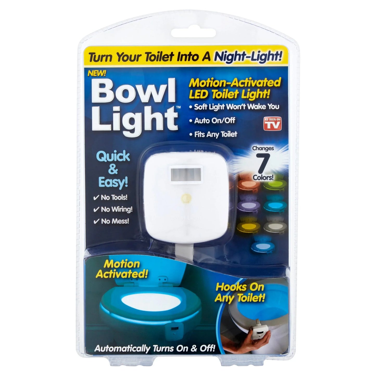 Bowl light - motion activated led toilet light - Prozone