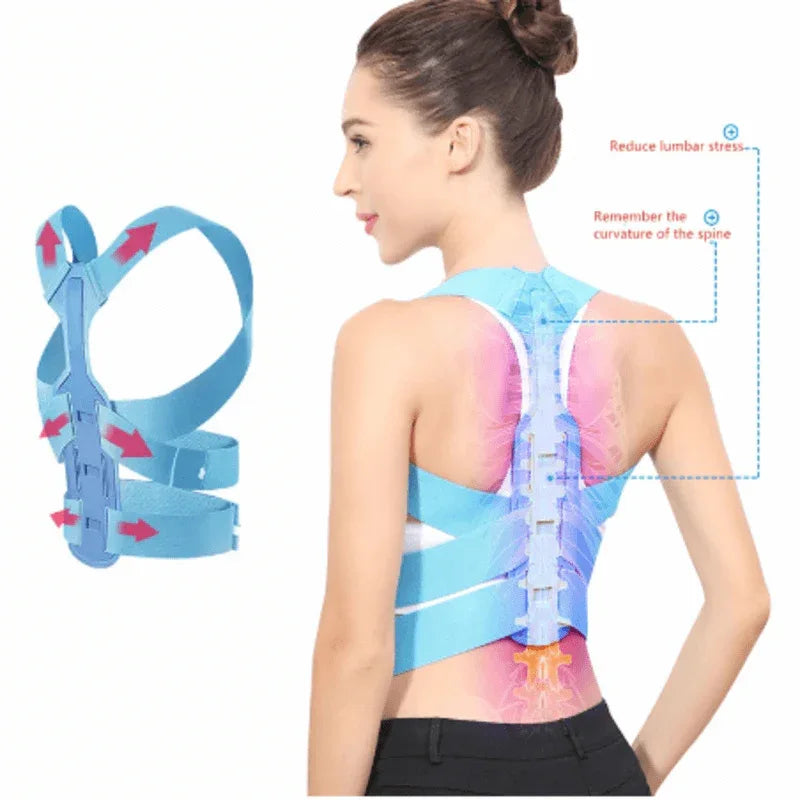 Brace support belt adjustable back posture corrector - Prozone