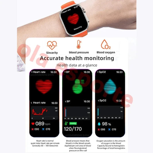 X8 ultra 2.08-inch nfc always-on display smart watch - Prozone