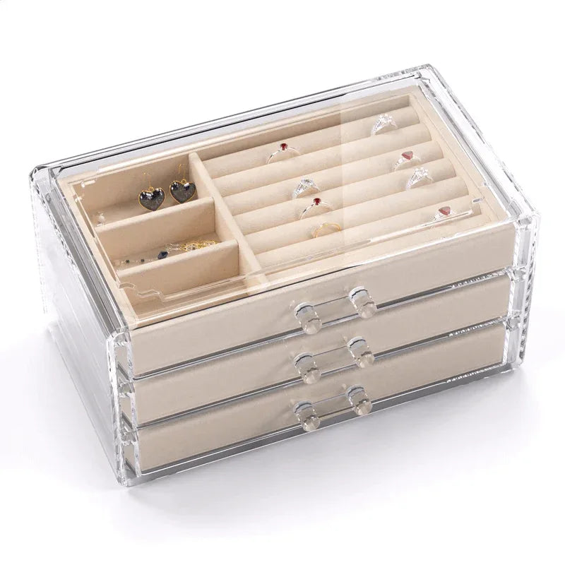 Acrylic 3 drawer jewelry organizer - Prozone