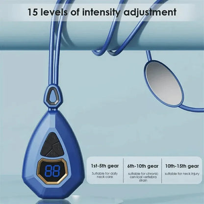 Smart neck massager ems pulse heating pendant - Prozone