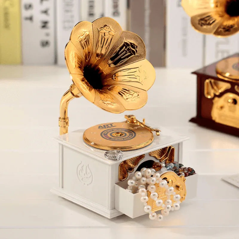 Gramophone style music storage box - Prozone