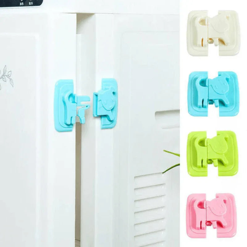 4 pcs of baby safety locks for kitchen storage doors - Prozone